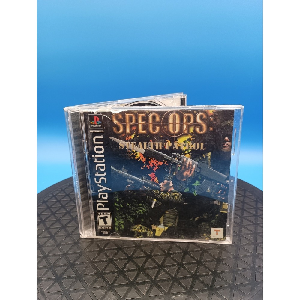 Spec Ops: Stealth Patrol (Sony PlayStation 1, 2000) Complete With Manual CIB